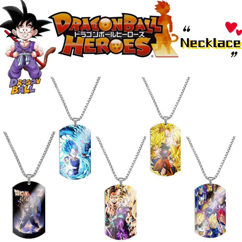 Women Accessories Chain - Modny metalowy naszyjnik Dragon Ball Son