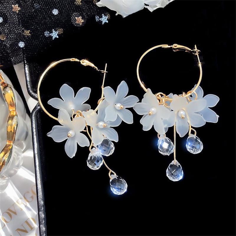 Women'S Accessories Trends 2026 - Koreańska moda cyrkonia biały kwiat spadek