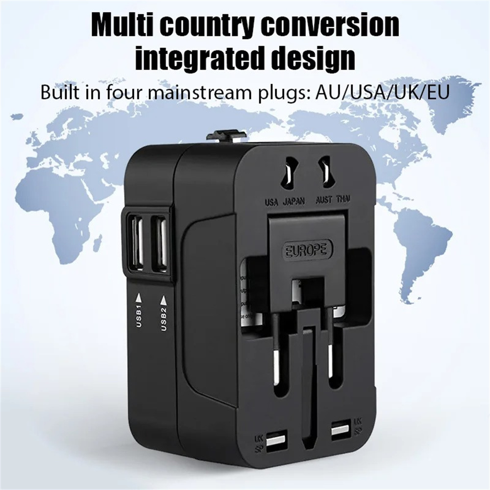 Women Accessories In Uk - Uniwersalny adapter podróżny z 2 portami