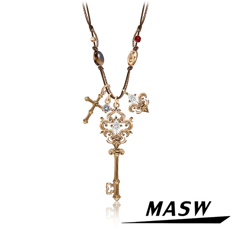 Women'S Accessories Trends 2026 - MASW Oryginalny Design Vintage Naszyjnik z