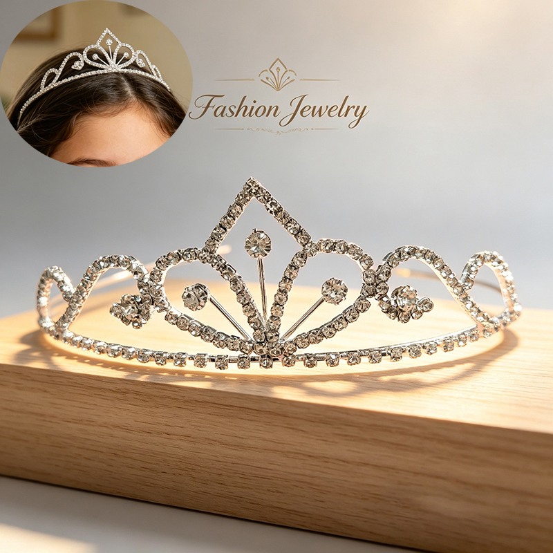 Srebrna Korona Ślubna z Cyrkon – Women'S Wedding Accessories recenzja i cena
