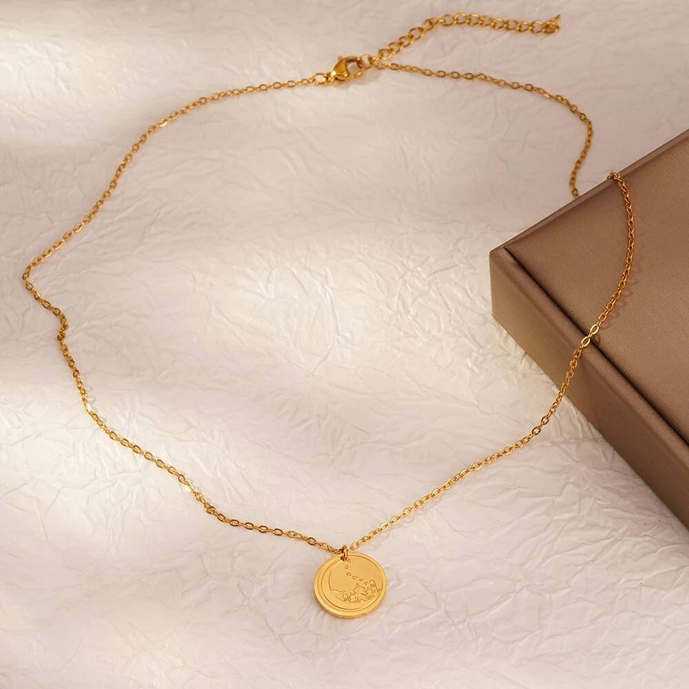 Naszyjnik z zawieszką w kształ – Coin Necklace Delicate recenzja i cena