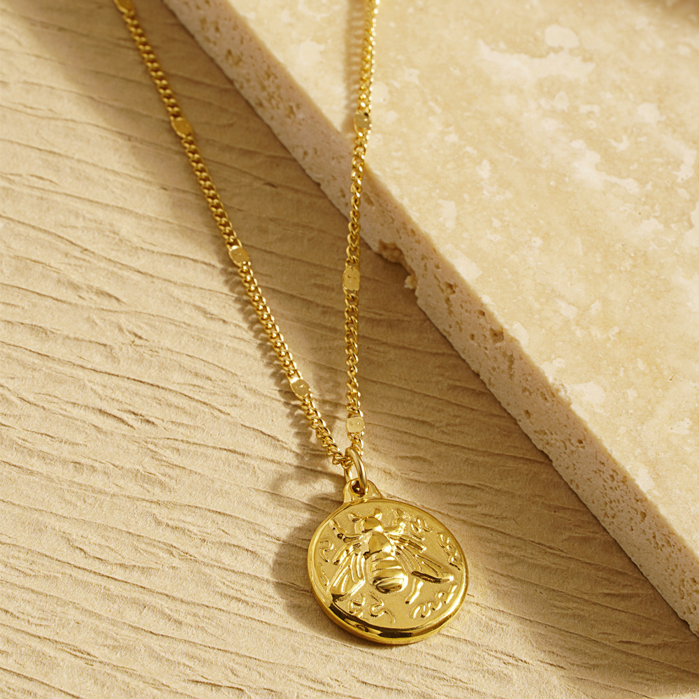 Naszyjnik damski ze stali nier – Coin Necklace Delicate recenzja i cena