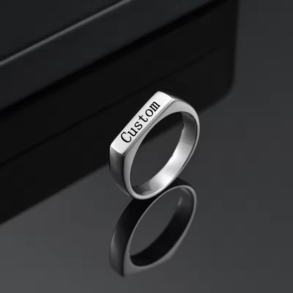 Personalizowane pierścionki ze – Women Accessories Logo recenzja i cena