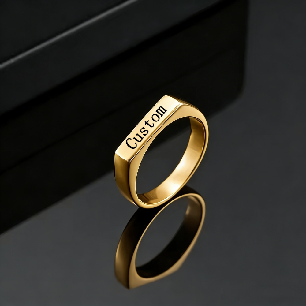 Personalizowane pierścionki ze – Women Accessories Logo recenzja i cena