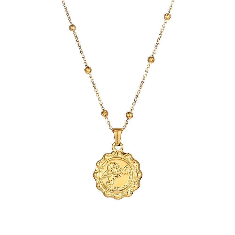 Delikatny naszyjnik damski z z – Coin Necklace Delicate recenzja i cena