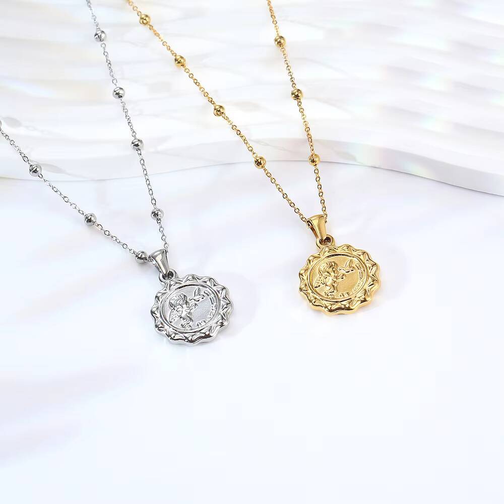 Delikatny naszyjnik damski z z – Coin Necklace Delicate recenzja i cena