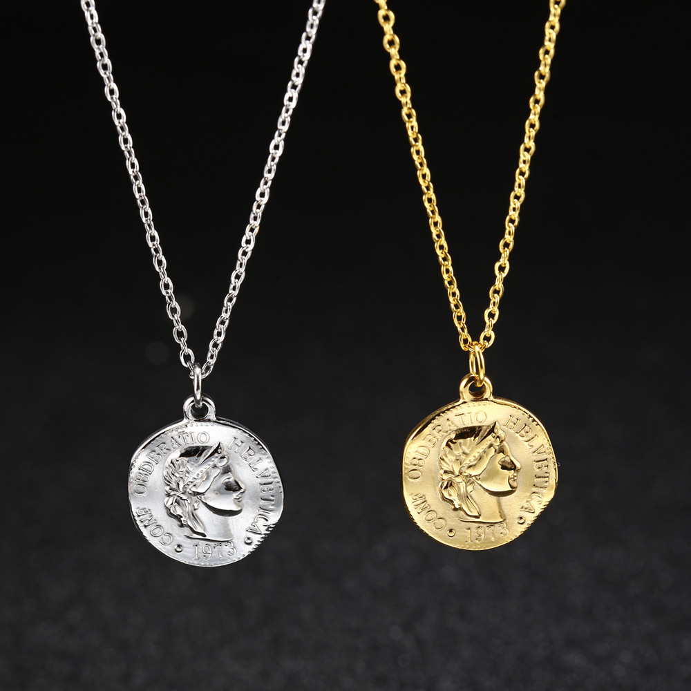 Delikatny naszyjnik damski ze  – Coin Necklace Delicate recenzja i cena