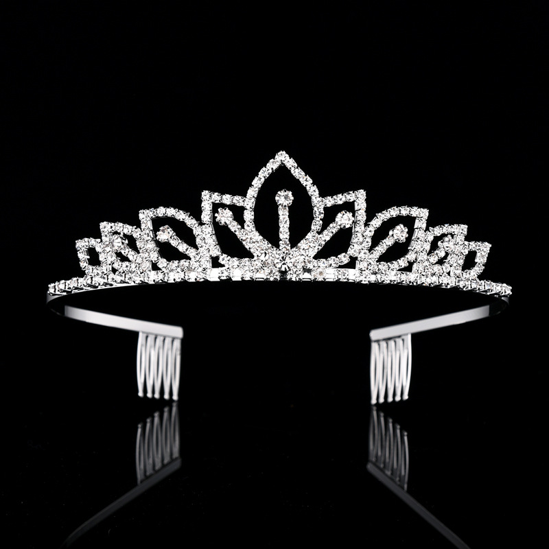 Srebrna Korona z Błyszczącymi  – Women'S Wedding Accessories recenzja i cena