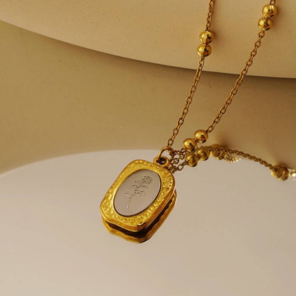 Naszyjnik ze stali nierdzewnej – Coin Necklace Delicate recenzja i cena