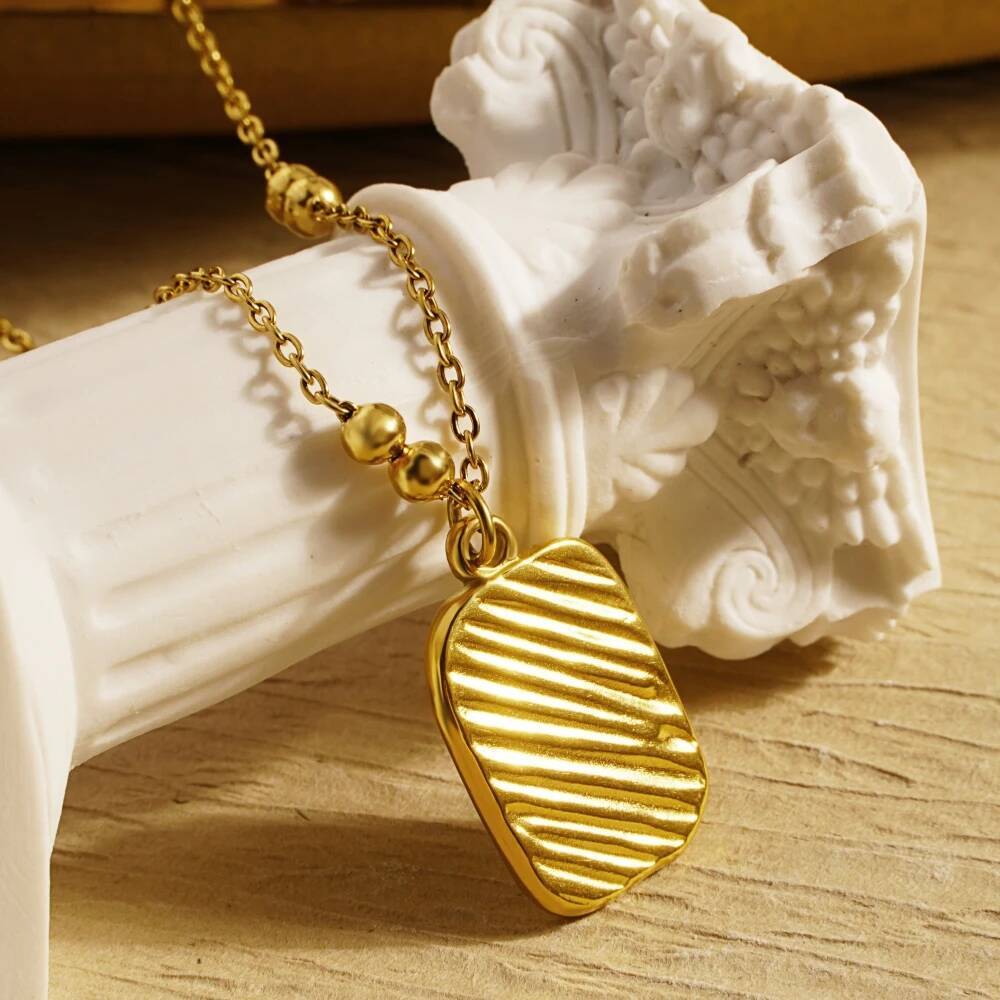 Naszyjnik ze stali nierdzewnej – Coin Necklace Delicate recenzja i cena