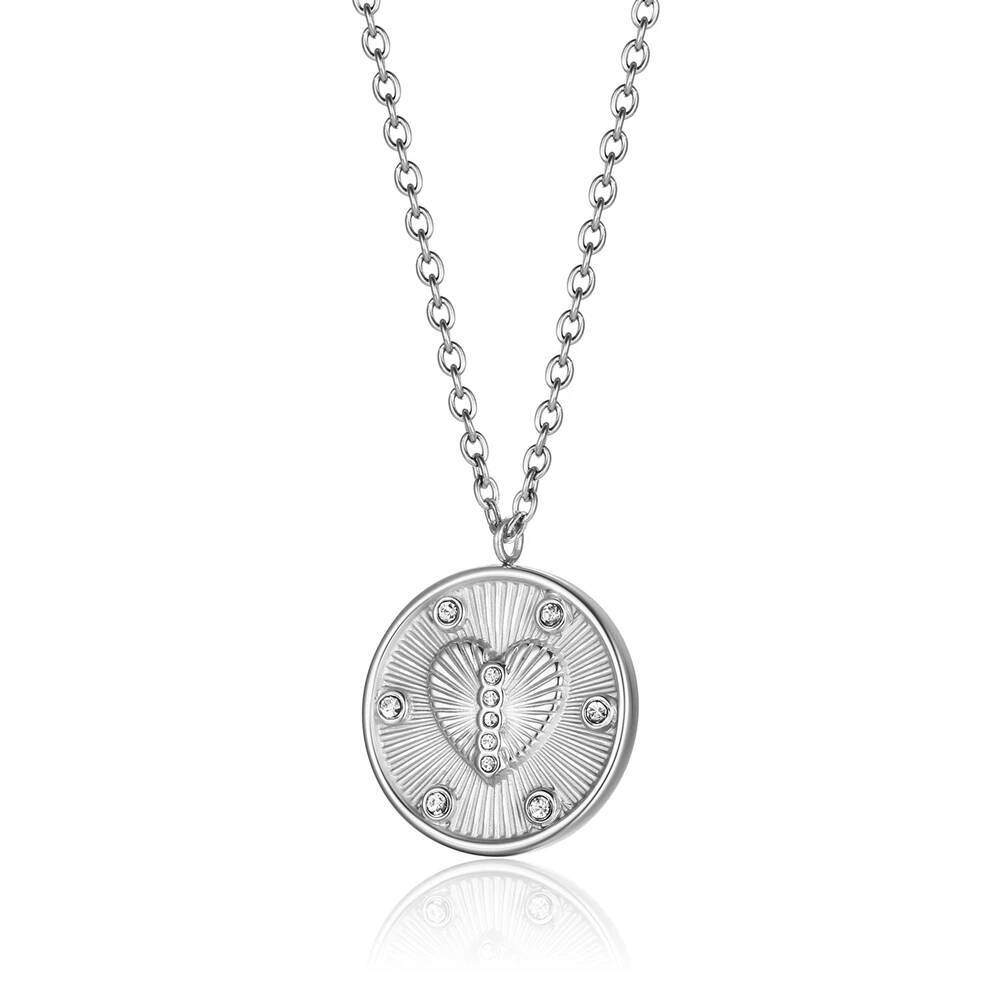 Delikatny naszyjnik ze stali n – Coin Necklace Delicate recenzja i cena