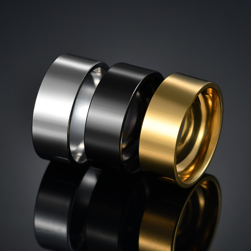 Modny 8mm gładki spersonalizow – Women Accessories Logo recenzja i cena