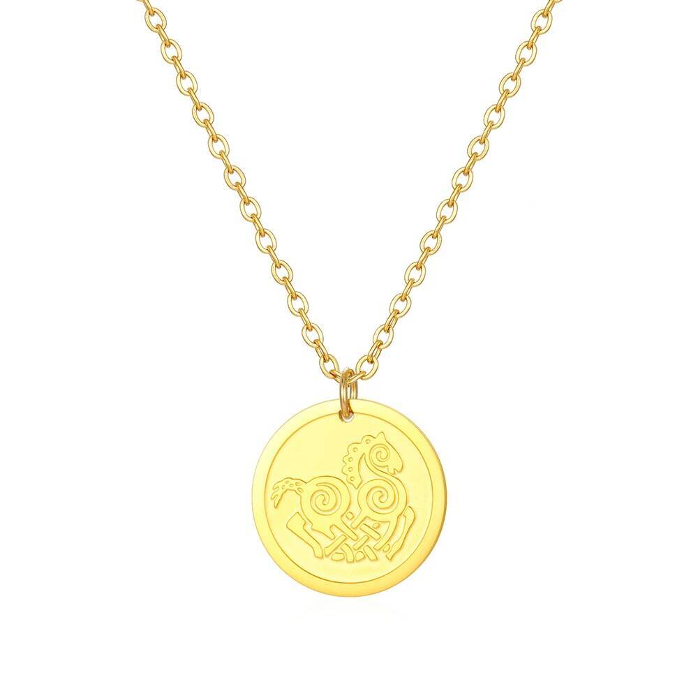 Naszyjnik damski ze stali nier – Coin Necklace Delicate recenzja i cena