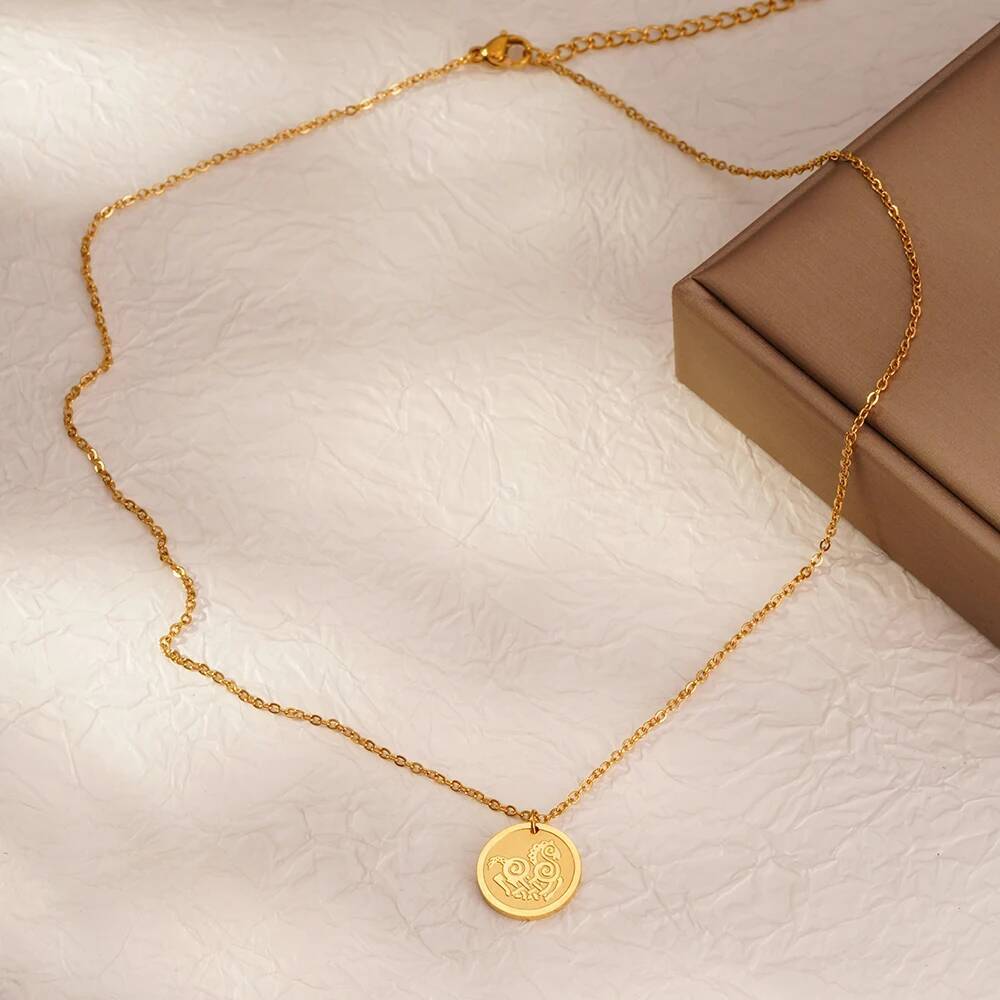 Naszyjnik damski ze stali nier – Coin Necklace Delicate recenzja i cena