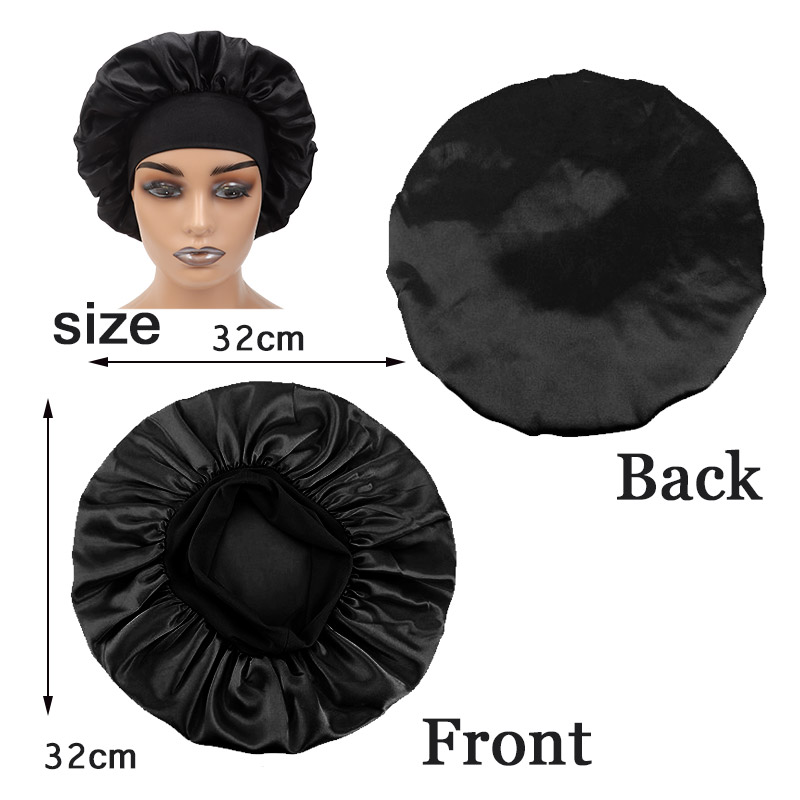 Komfortowe satynowe czepek do  – Women Accessories Logo recenzja i cena