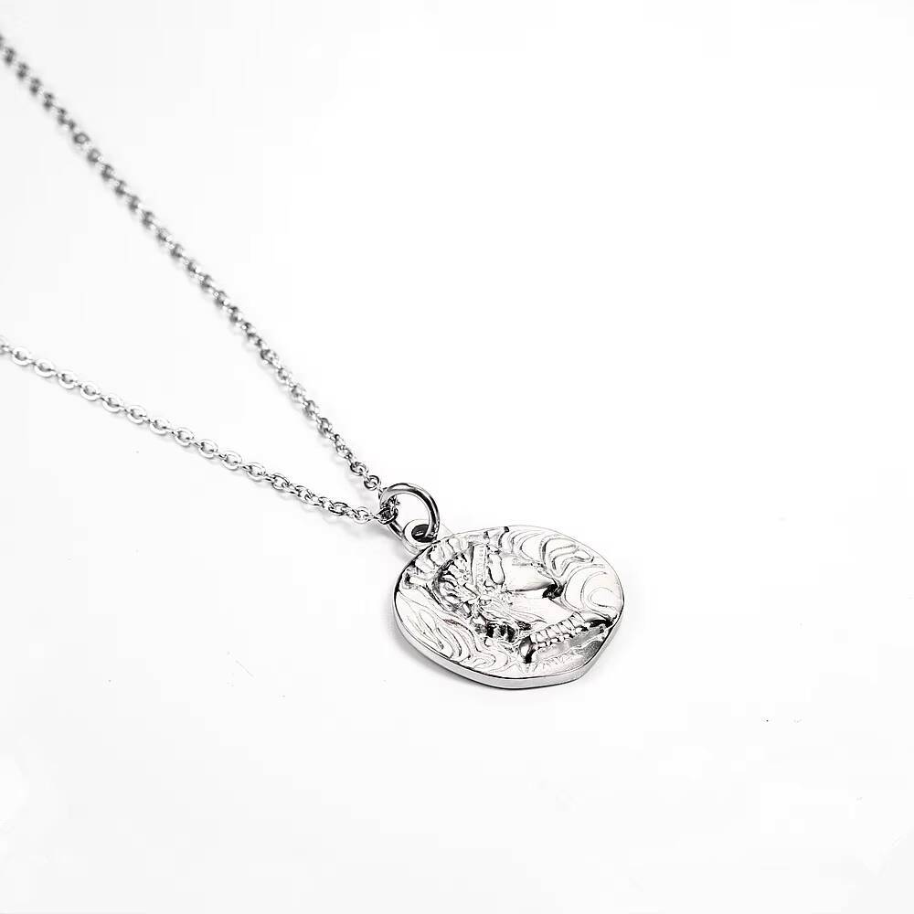 Naszyjnik damski ze stali nier – Coin Necklace Delicate recenzja i cena