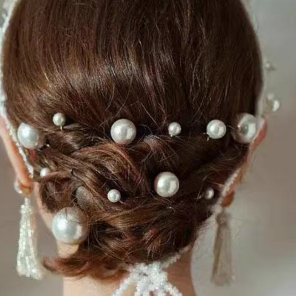 Zestaw spinek do włosów z perł – Women Accessories For Hand recenzja i cena
