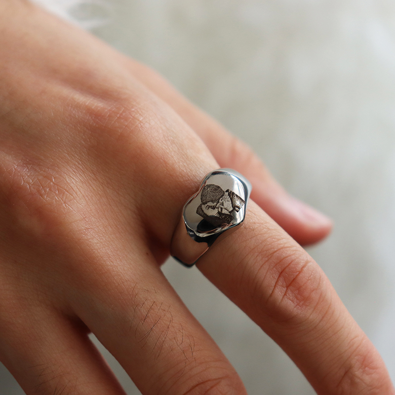 Pierścionki ze stali nierdzewn – Women Accessories Logo recenzja i cena