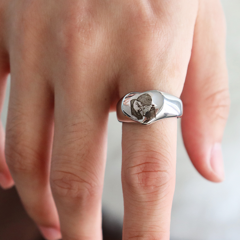 Pierścionki ze stali nierdzewn – Women Accessories Logo recenzja i cena
