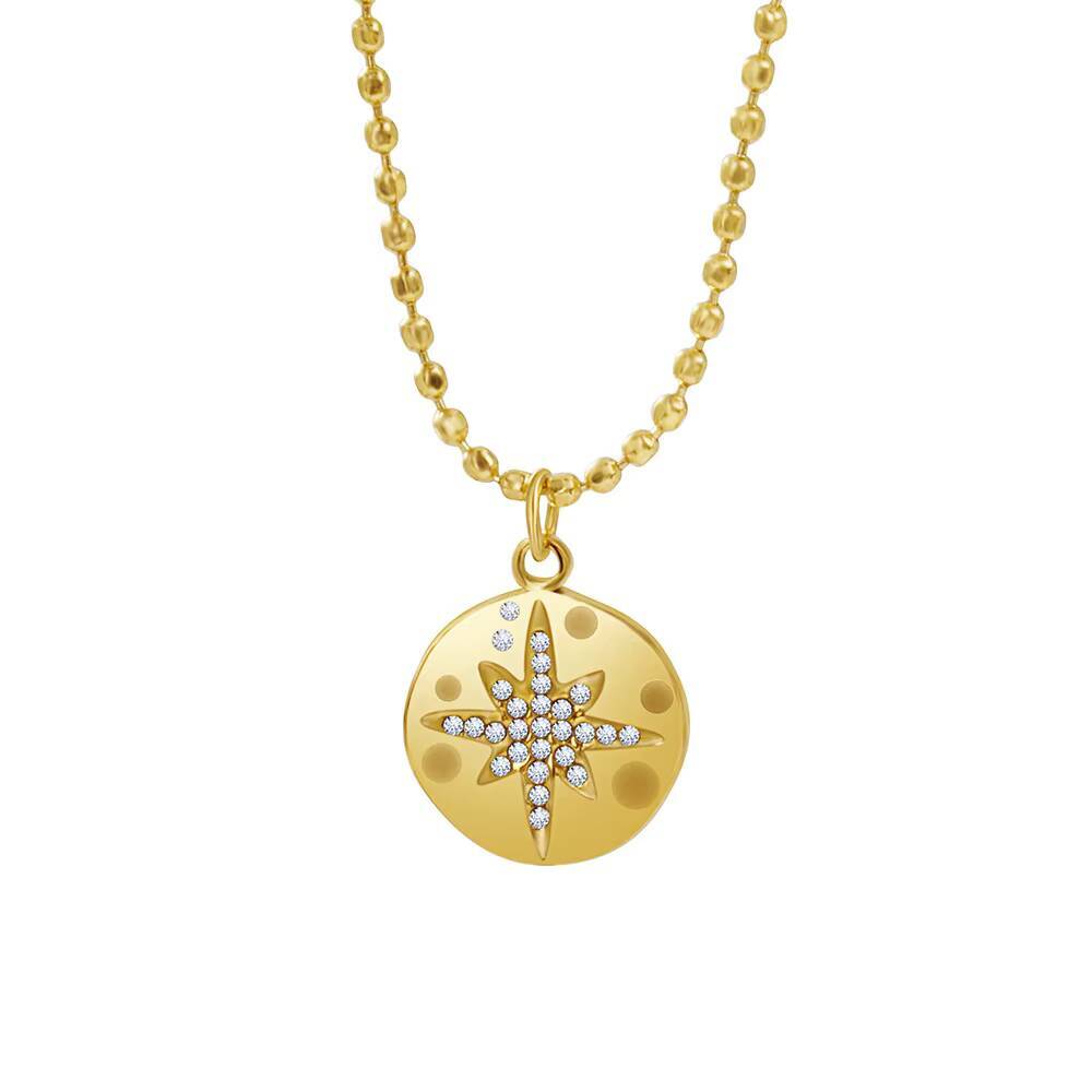 Delikatny naszyjnik damski ze  – Coin Necklace Delicate recenzja i cena