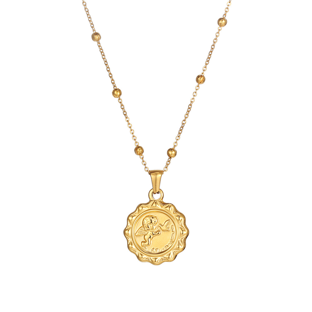 Delikatny damski naszyjnik ze  – Coin Necklace Delicate recenzja i cena