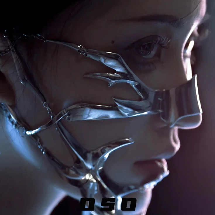 Maska cyberpunkowa 2025, metal – Women Accessories Chain recenzja i cena