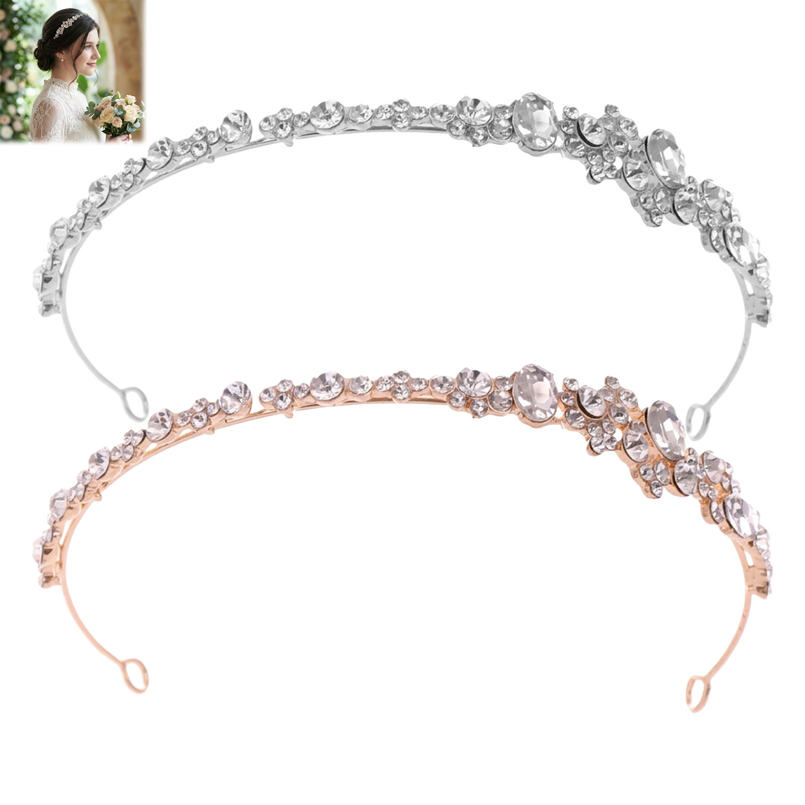 Aluminiowa opaska do włosów z  – Women'S Wedding Accessories recenzja i cena