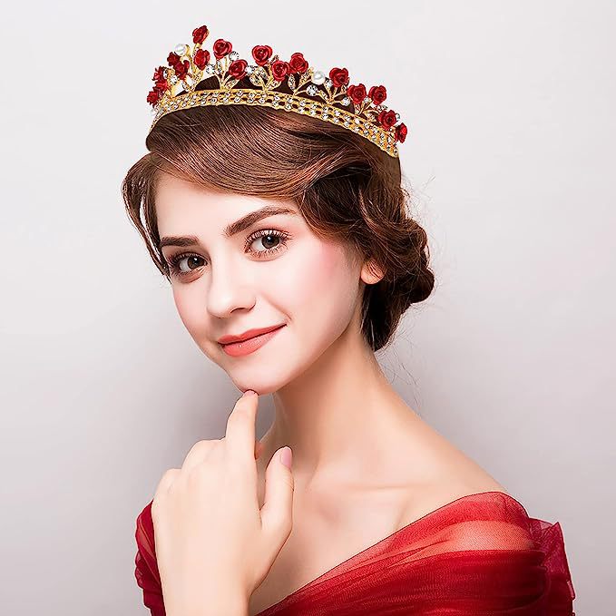 Barokowa ceramiczna korona ślu – Women'S Wedding Accessories recenzja i cena