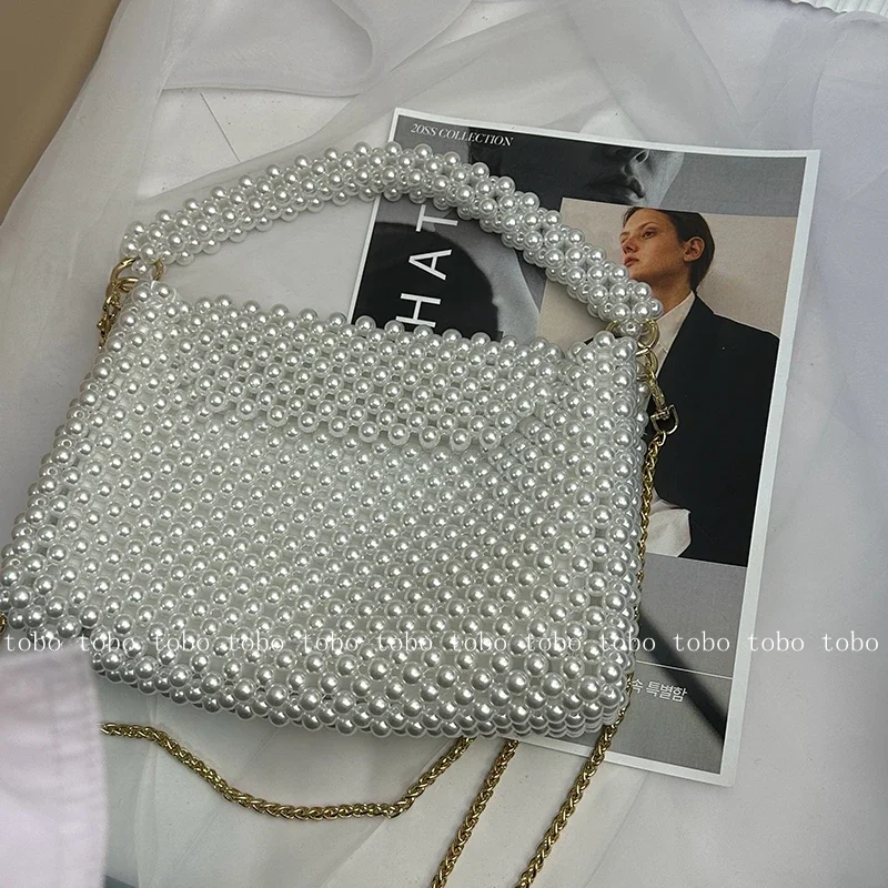 Ins Superlatives Pearl Bead Wa – Wallet Chain Bag recenzja i cena