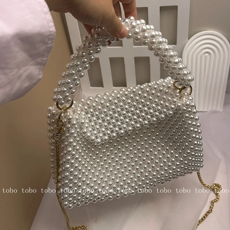 Ins Superlatives Pearl Bead Wa – Wallet Chain Bag recenzja i cena