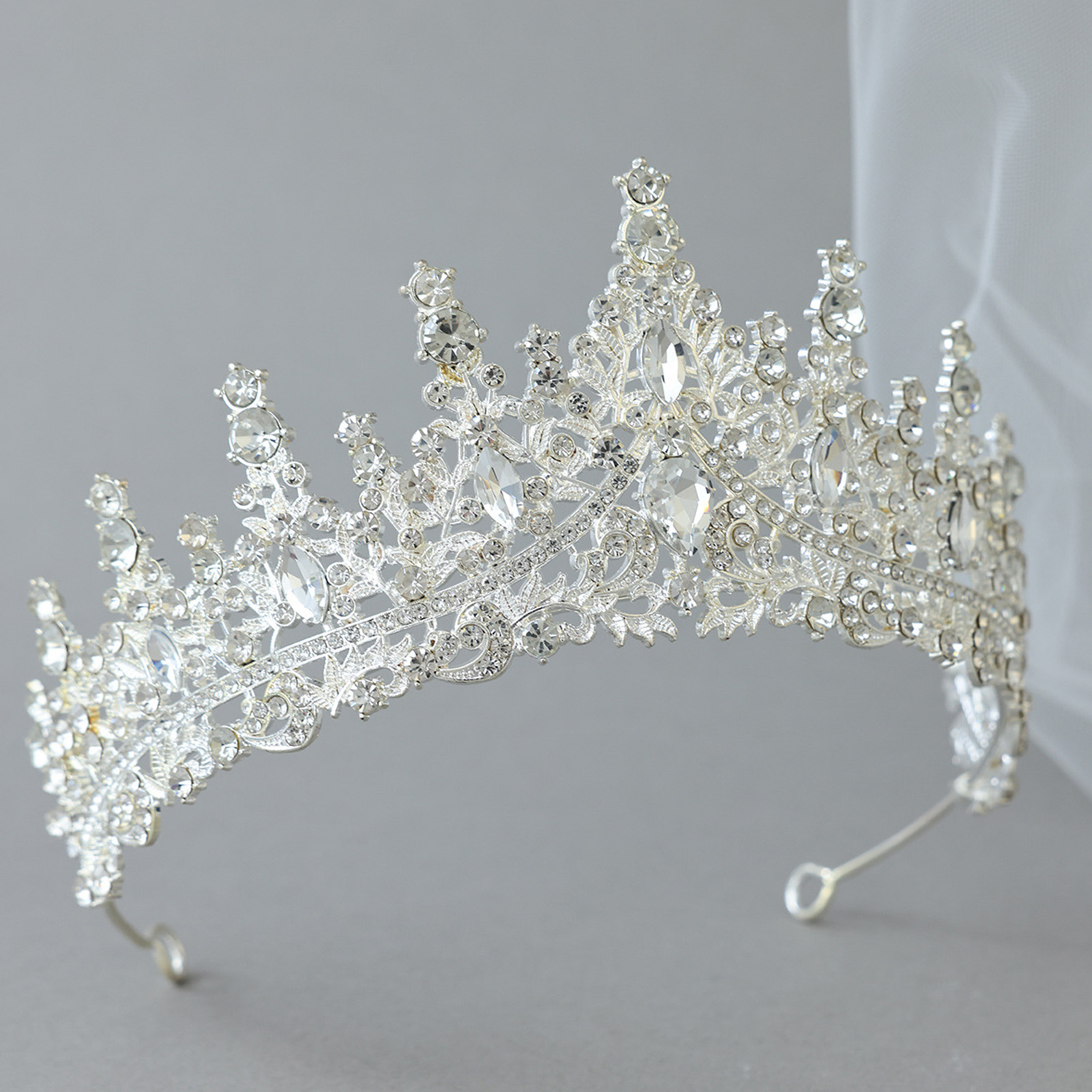 Świecąca korona ślubna z cyrko – Women'S Wedding Accessories recenzja i cena