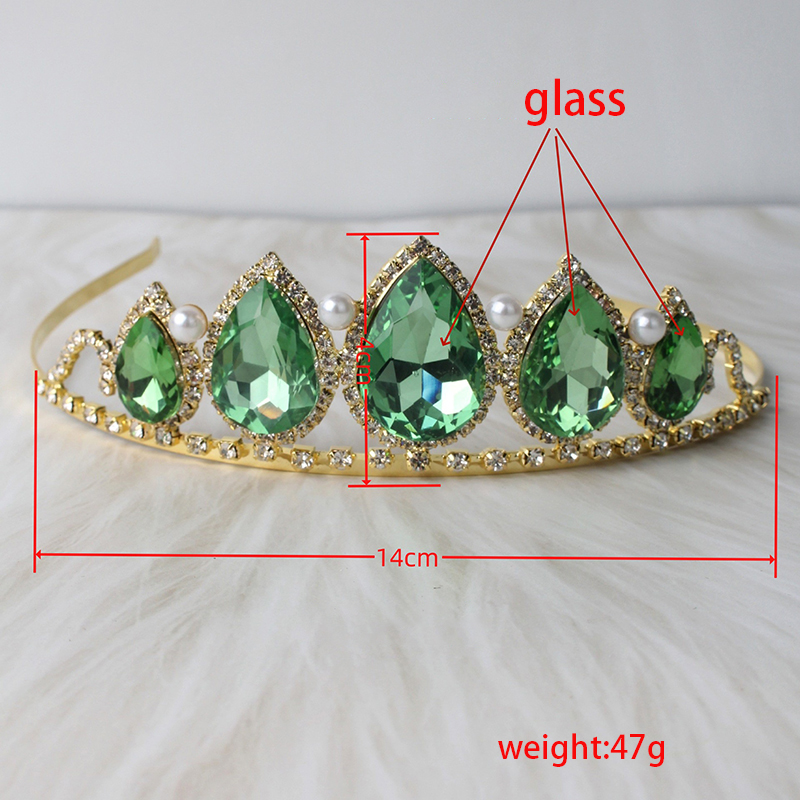 Zielona Korona z Kryształkami  – Women'S Wedding Accessories recenzja i cena
